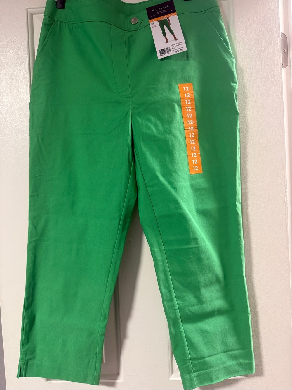 Rafaella Girls' Bright Green Capris